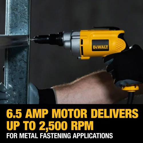 Vista 6 de DEWALT Drywall Screw Gun, 6.5-Amp (DW268), Yellow