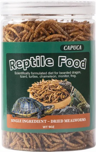 Vista 8 de Camarones gigantes de Krill liofilizados, alimento natural para reptiles de tortugas, dragones barbudos, peces tropicales y anfibios (4 onzas)