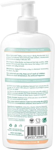 Vista 2 de Aleva Naturals Hidratante calmante diario, 8 onzas líquidas