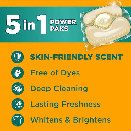 Vista 2 de ARM & HAMMER Paquete de detergente para ropa Sensitive Skin, aroma fresco, 42 unidades Probado por dermatólogos, hipoalergénico, poder de lucha
