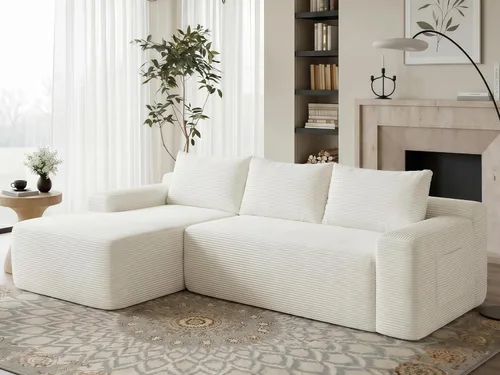 Vista 22 de THSUPER Sofás seccionales sin hueso de pana de 134 pulgadas en forma de U de gran tamaño para sala de estar con diván doble, cómodo sofá de asiento