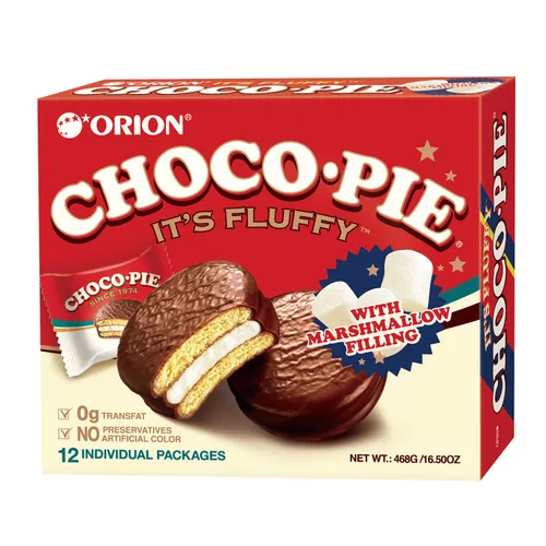 Vista 3 de Orion Pastel de chocolate con relleno de malvavisco, paquete de 96