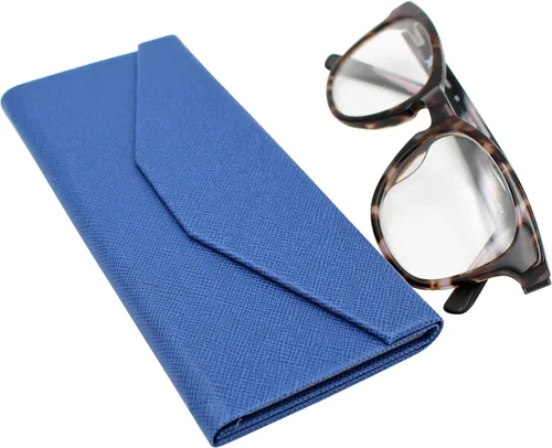 Vista 52 de Real Sic Funda para lentes de sol para hombres y mujeres, soporte magnético plegable para lentes de sol, inspirado en el color sólido