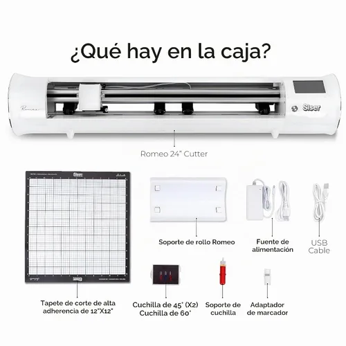 Vista 2 de Siser Romeo - Cortador de alta definición – Máquina de corte profesional de 24 pulgadas para vinilo, papel y más – Compatible con WiFi con Windows
