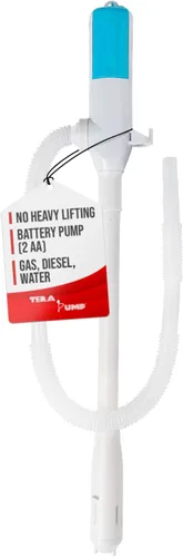 Vista 13 de TERA PUMP Bomba de transferencia de gas, batería D 3 veces más potente, parada automática, sin pérdida de combustible, potente succión (2.2 GPM)