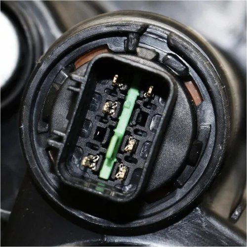 Vista 9 de Faro luz proyector izquierda transparente negro para Kia Rio 2012