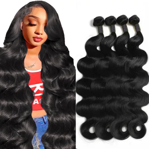 Vista 19 de Manojos de cabello humano ondulado de 20 pulgadas, 12A, 100% sin procesar, cabello virgen brasileño, ondulado, extensiones de cabello humano