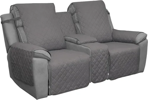 Vista 21 de Easy-Going - Funda reclinable con consola, funda de sofá reversible para sala de estar, funda de sofá dividida para cada asiento con correas