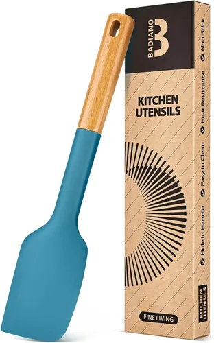 Vista 14 de Badiano Espátula resistente de silicona, raspador de goma para utensilios Negro