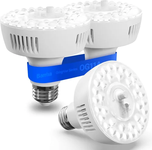 Vista 14 de Barrina Orbgrow OG11A - Bombillas de cultivo para plantas de interior, atenuación y sincronización integradas, 4000K 11W (equivalente a 100 W)