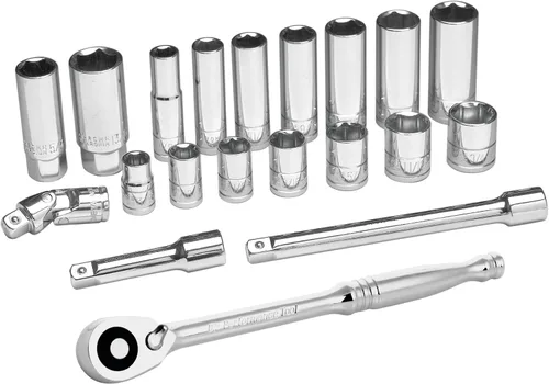 Vista 2 de Performance Tool W38911 Juego de llaves SAE de 3/8 pulgadas, 20 piezas, 1 paquete