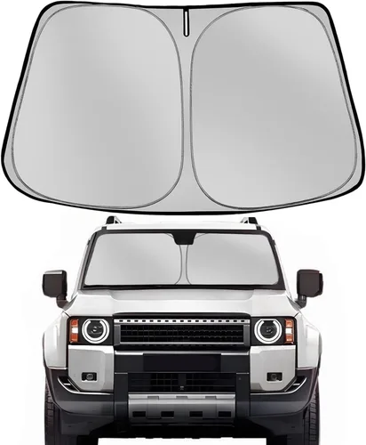Vista 20 de [Usado] Parasol para parabrisas Che-vrolet/Chevy Silverado 1999-2006 plegable para ventana delantera de automóvil, bloquea los rayos UV y el calor