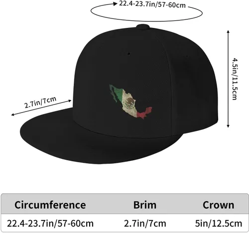 Vista 8 de DARLEKS Michoacan México Snapback Sombreros para hombre Gorra de béisbol