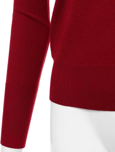 Vista 5 de JJ Perfection Abrigo de mujer tejido elástico cuello de tortuga manga larga
