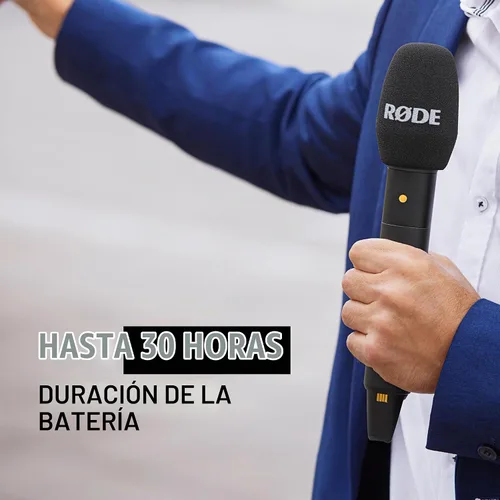 Vista 3 de RØDE Interview PRO Micrófono de condensador de mano inalámbrico con un