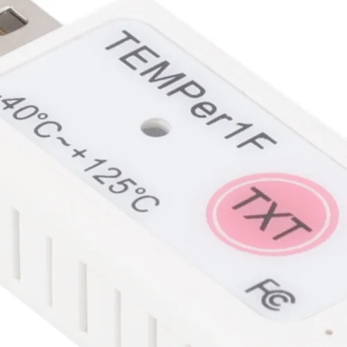 Vista 6 de Termómetro de computadora USB, sensor de termómetro de PC, registrador de datos con pantalla de hiperbola de temperatura y función de alarma