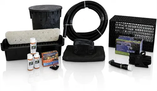 Vista 11 de HALF OFF PONDS Simply Waterfalls 6100 - Kit de cascada con revestimiento de PVC de 10' x 25' y bomba de 6,100 GPH - PVCPLAN4