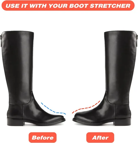 Vista 6 de Boot Stretcher Women Boot Tree Shapers for Knee High Tall Boots,Great Support Boot Inserts Shape Holders
