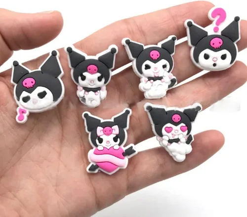 Vista 6 de Dijes para zapatos de cocodrilo, accesorios de decoración de fiesta de zapatos de anime, regalo para niños, niñas, mujeres y hombres