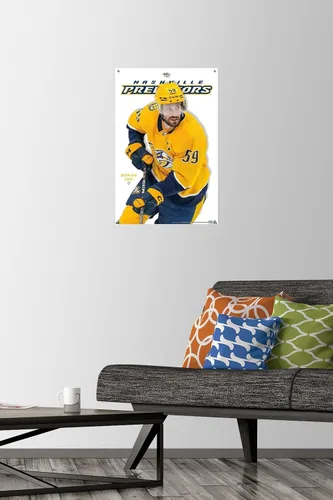 Vista 2 de Trends International NHL Nashville Predators - Póster de pared de Roman Josi Feature Series 23, 14.72 x 22.37 pulgadas, paquete de póster premium