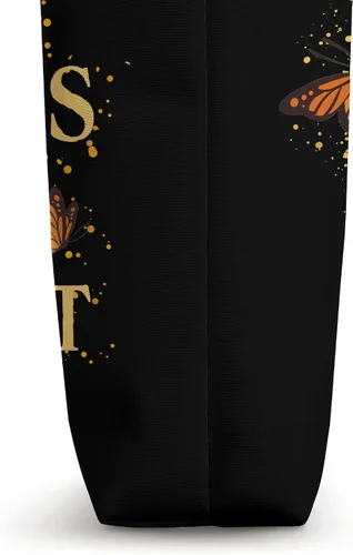 Vista 3 de Blessed by God - Loved By Jesus, bolso de mano con diseño de girasol