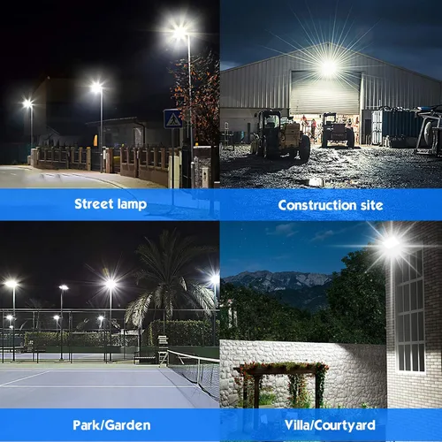Vista 6 de ILLSTAR Luces LED de estadio de 240 W, 36000 lúmenes, luz de inundación LED súper brillante al aire libre para arena, patio trasero