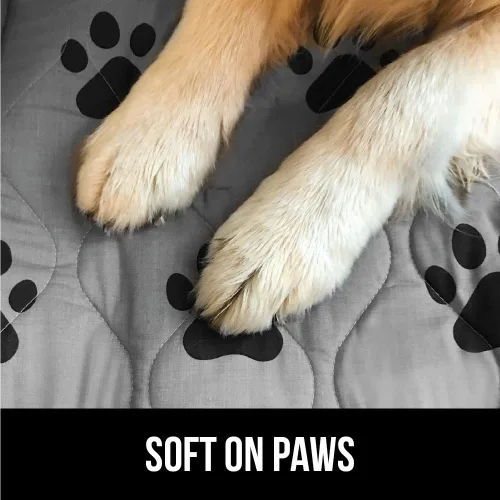 Vista 8 de GORILLA GRIP PREMIUM - Alfombrilla impermeable para mascotas y cama para perros, reutilizable, lavable, a prueba de fugas, almohadillas para jaulas
