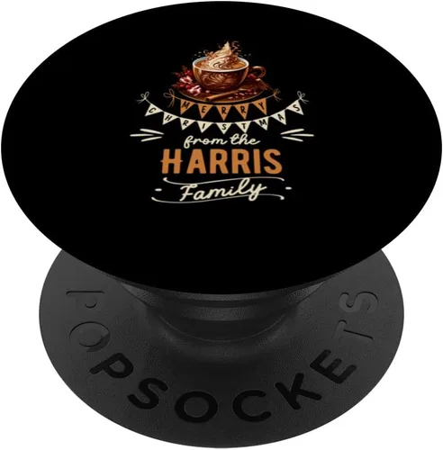 Vista 6 de Harris Family Christmas Costume Hot Chocolate Matching Party PopSockets MagSafe PopGrip for iPhone