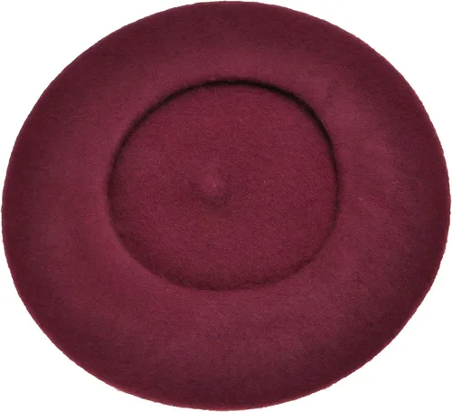Vista 186 de ZLYC - Boina francesa de lana unicolor para mujeres y niñas