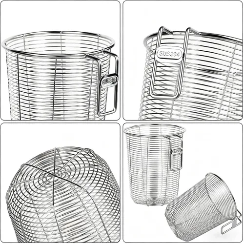 Vista 3 de Escurridor de platos, cesta de drenaje de cocina de acero inoxidable, estante compacto para secar utensilios de lavavajillas, accesorio para colgar