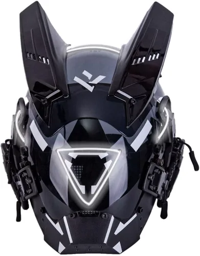 Vista 23 de Future Tech - Colección de máscaras brillantes para fiestas de disfraces