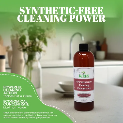 Vista 4 de Naeterra Concentrado de limpieza de aromaterapia de 16 onzas, hace 6 galones All Purpose Multi Surface Cleaner, Plant-Based Essential Oil Formula