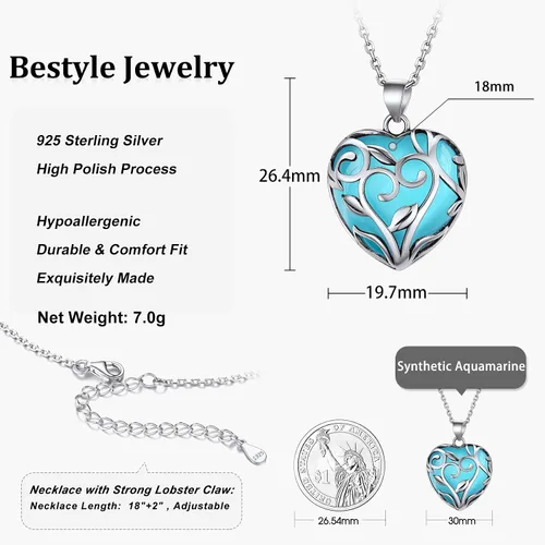 Vista 7 de Bestyle Collar de cristal curativo envuelto en árbol de la vida, colgante de piedra natal de 12 meses para parrillas de mujer, joyería de piedras
