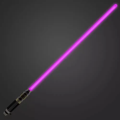 Vista 3 de Galaxy's Edge Mace Windu Legacy - Juego coleccionable de sable láser personalizado con soporte de clip para cinturón