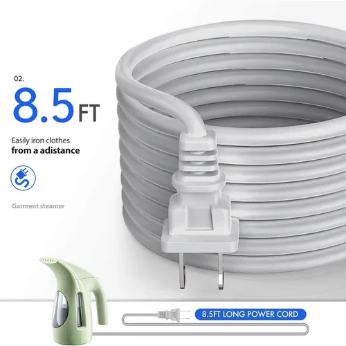 Vista 6 de HiLIFE Vaporizador para ropa, diseño portátil de mano, 240ml de gran capacidad, 700W, vapor penetrante fuerte, elimina arrugas, para el hogar, Verde