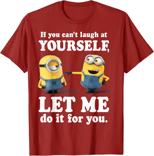 Vista 71 de Camiseta gráfica de Minions de Mi villano favorito: Ríete de ti mismo Negro
