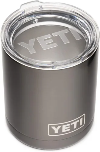 Vista 15 de YETI Rambler Lowball de 10 onzas, con aislamiento al vacío, acero inoxidable con tapa estándar Blanco