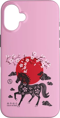 Vista 23 de Chinese New Year 2026 Year of The Fire Horse Zodiac Sign Case for iPhone 17