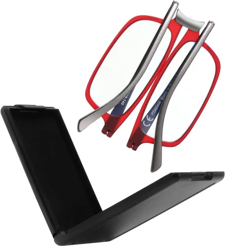 Vista 12 de SKYOAK Gafas de Sol de Lectura Plegables Irrompibles Evolucionadas para Mujeres y Hombres con Bloqueo de Luz Azul Anti UV Anti Fatiga Ocular