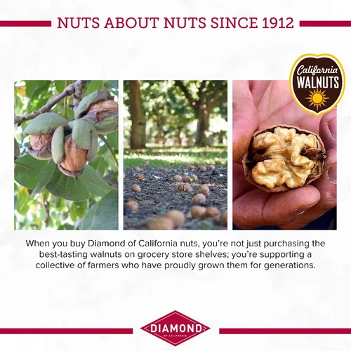 Vista 4 de Diamond of California Nueces sin cáscara 16 oz