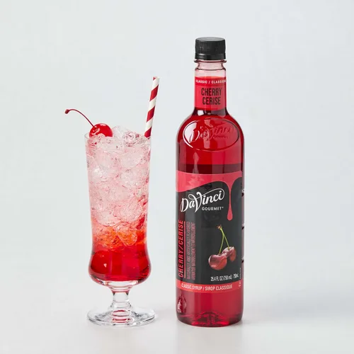 Vista 6 de DaVinci Gourmet Jarabe de cereza clásico, 25.4 onzas líquidas (paquete de 1)