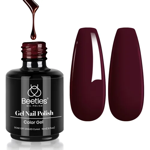Vista 45 de Beetles - Esmalte de uñas en gel, 1 unidad de 0.5 onzas fluidas (15ml), extracción por remojo, arte de uñas, estética de manicura, bricolaje, curado