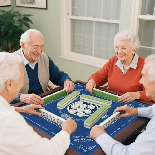 Vista 6 de Mahjong Mat, tapete Mahjong para mesa con bolsa, 31.5 x 31.5 pulgadas, goma antideslizante y reducción de ruido, tapete de juego para Mah Jongg