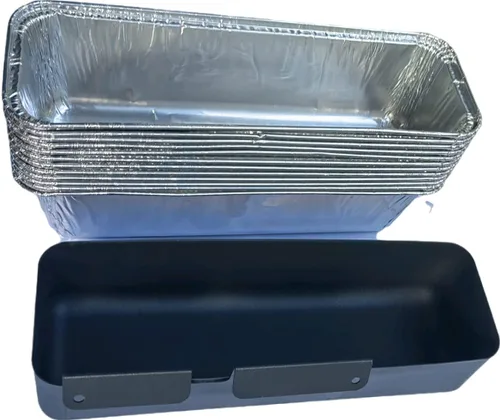 Vista 3 de Firsgrill Forros Profesionales para Grasa Desechables de Papel de Aluminio Bandejas de Goteo para Parrilla Portátil Camp Chef (20)