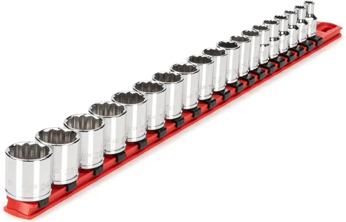 Vista 9 de TEKTON Juego de llaves de vaso de 12 puntos con accionamiento de 3/8