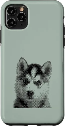 Vista 13 de Chic Husky Puppy for Dog Mom and Paw Parents Case for iPhone 16