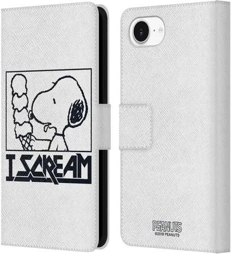 Vista 110 de Head Case Designs Funda de piel con licencia oficial de Peanuts Charlie Brown Good Grief Rock Tees compatible con Apple iPhone 11 Charlie Brown Buen