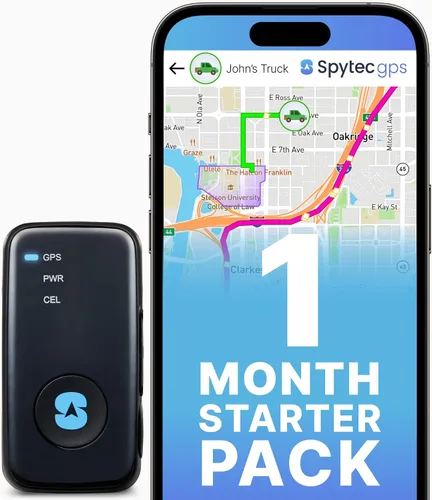 Vista 8 de Spy Tec Atlas GPS Tracker para vehículos y niños Batería de hasta 14 días de duración Geofencing, Mini GPS portátil en tiempo real con soporte
