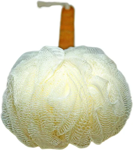 Vista 6 de Paquete de 4 esponjas de ducha para el cuerpo y la espalda – Esponja exfoliante lufa luffa cepillo de baño en un palo – con mango largo de madera