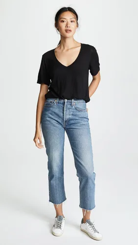 Vista 5 de Splendid Camiseta de manga corta con cuello en V para mujer